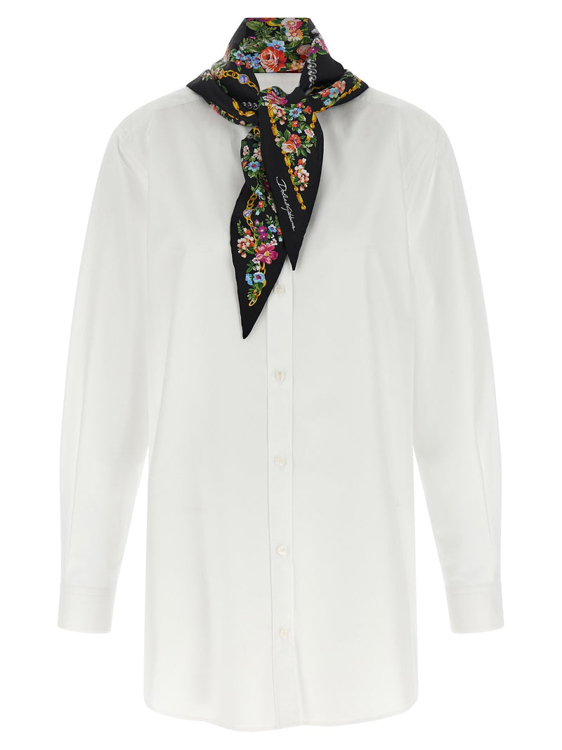 Shirt with scarf