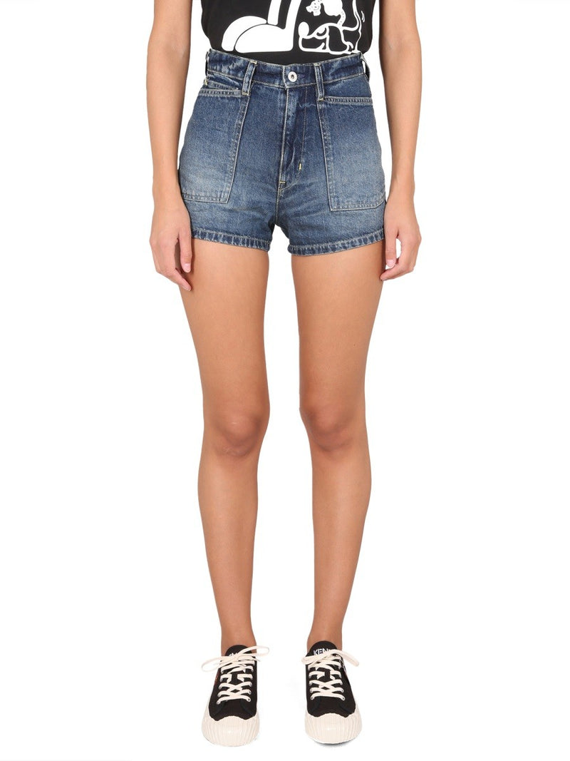 SHORT IN DENIM