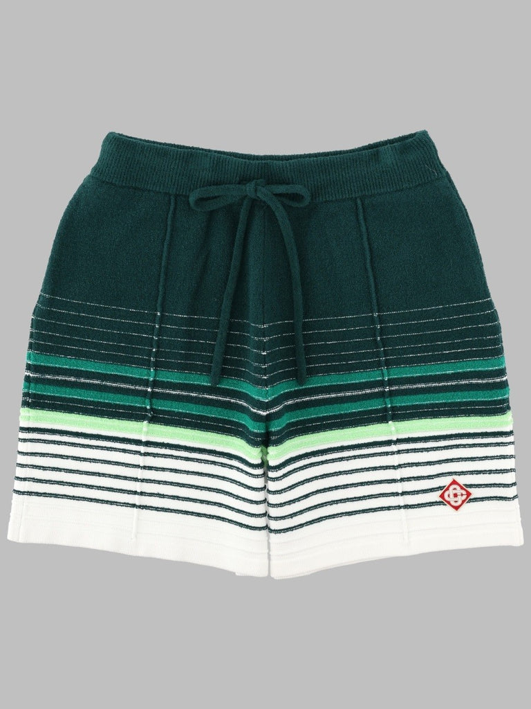 SHORTS A RIGHE BOUCLÉ