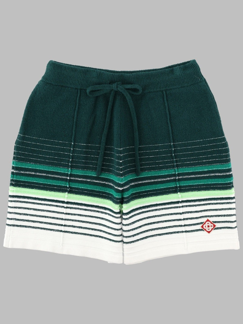 SHORTS A RIGHE BOUCLÉ