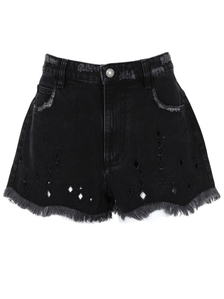 SHORTS "AECIA" CON RICAMI