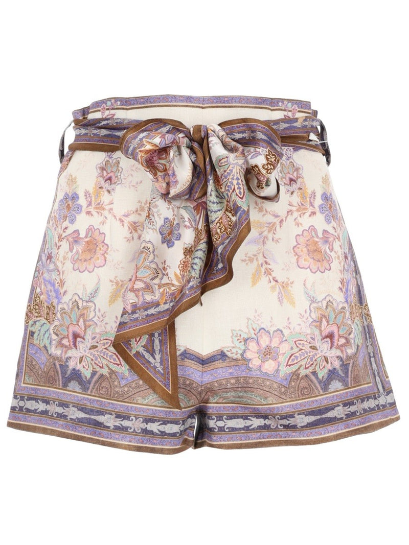 SHORTS CON FOULARD "LUNA"