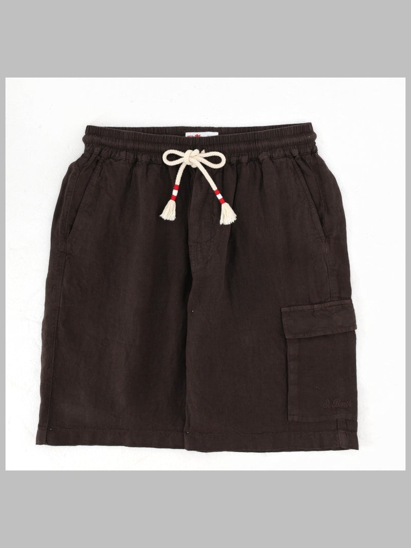 SHORTS IN LINO CON COULISSE