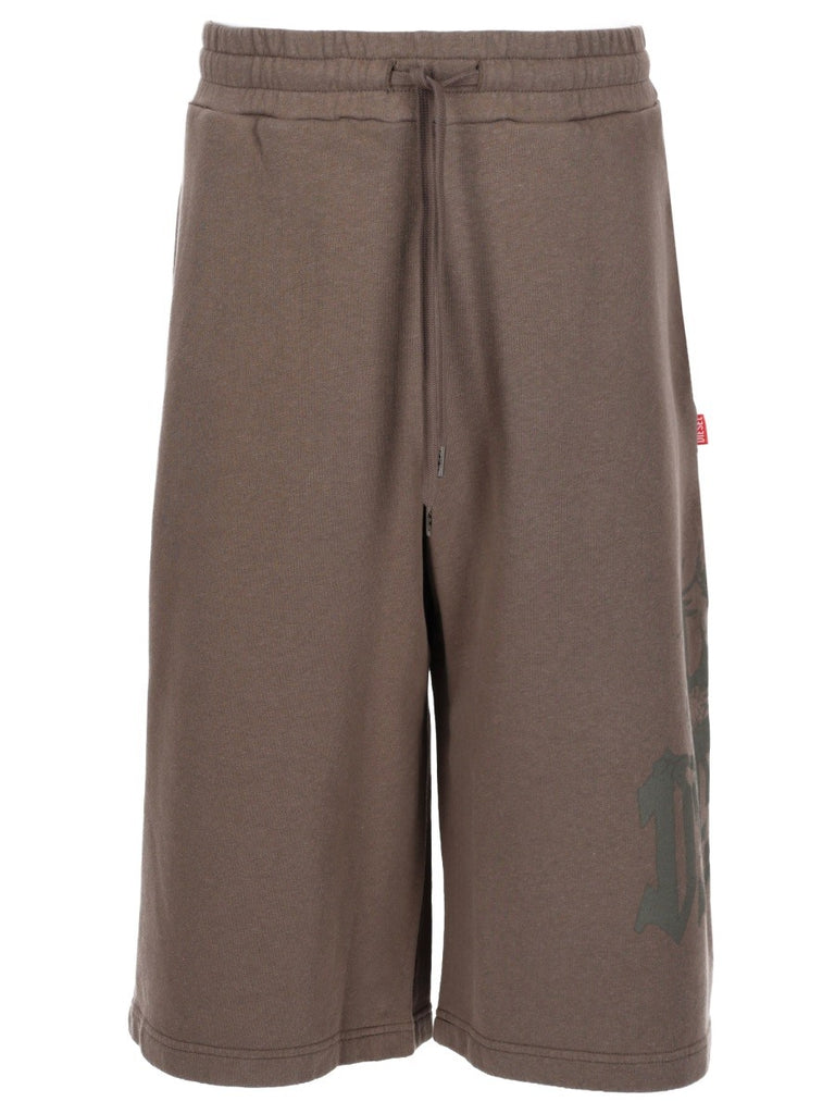 SHORTS "P-FROM" CON STAMPA