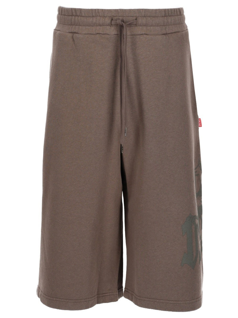 SHORTS "P-FROM" CON STAMPA