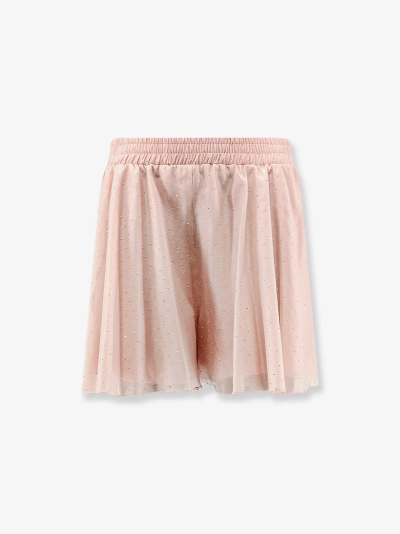 Shorts with rhinestones