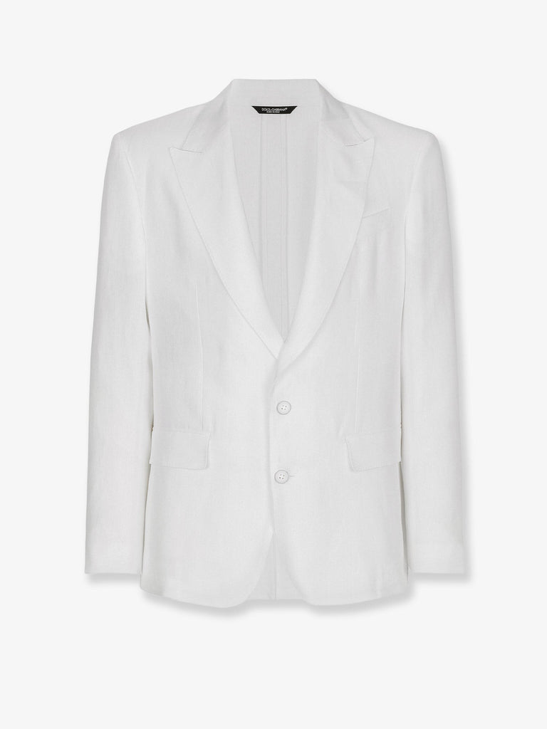 Sicilia single-breasted linen blazer