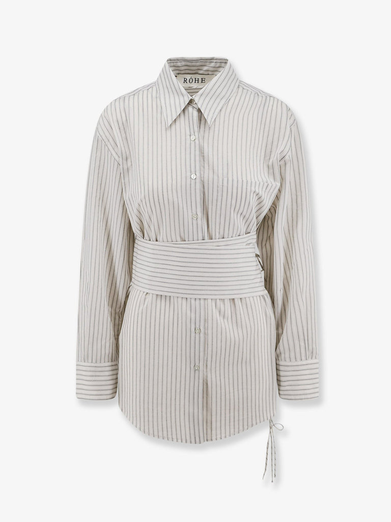Silk and cotton blend shirt