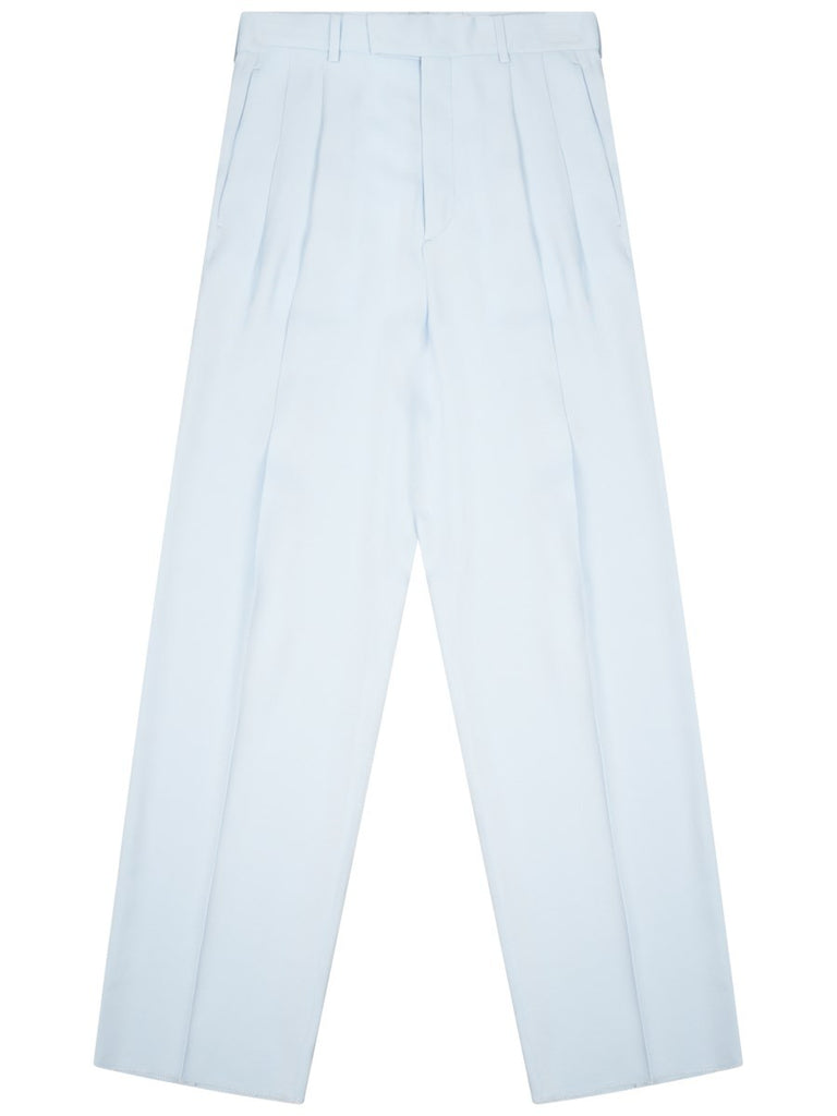 SILK BLEND TAILORED PANTS