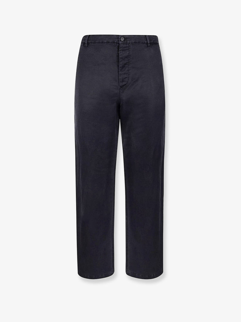 Silk blend trousers