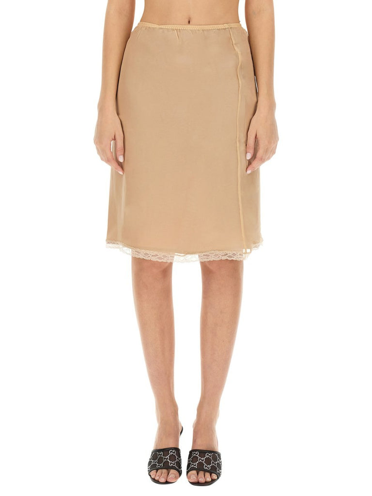 SILK CHIFFON SKIRT