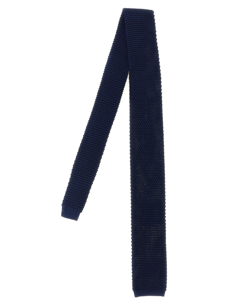 Silk knit tie