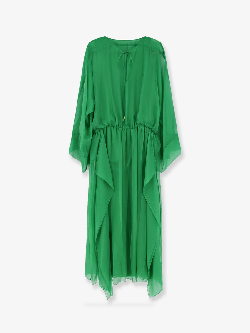 Silk long dress