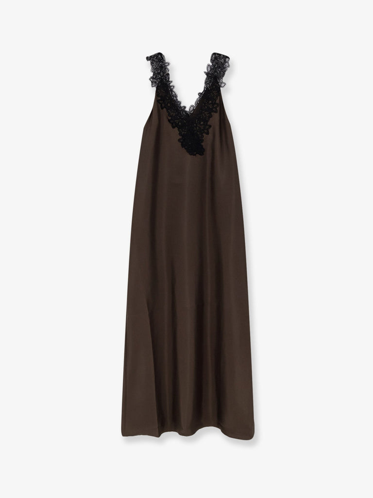 Silk long dress
