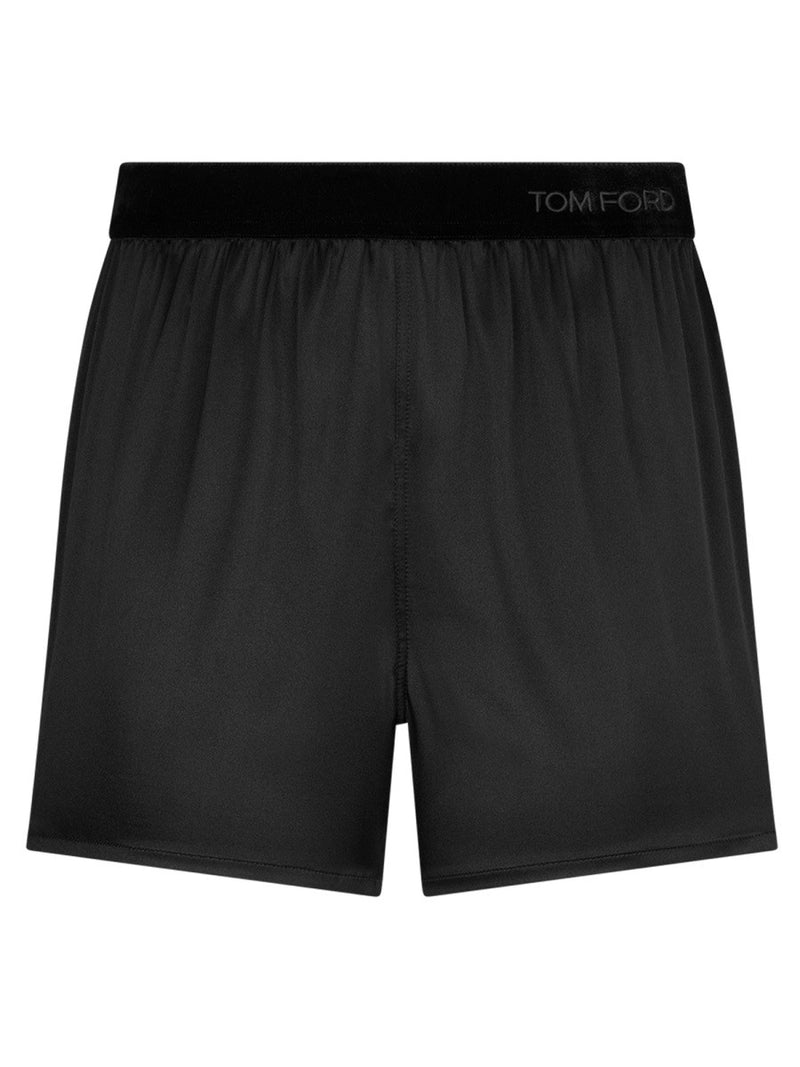 SILK PAJAMA SHORTS
