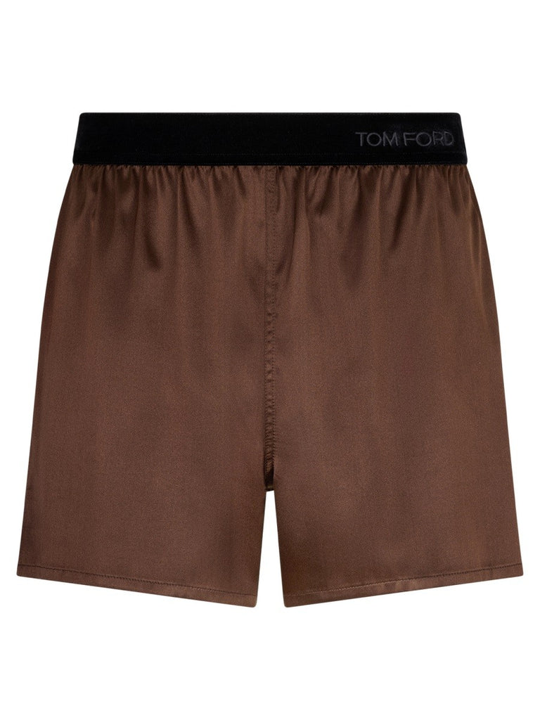 SILK PAJAMA SHORTS
