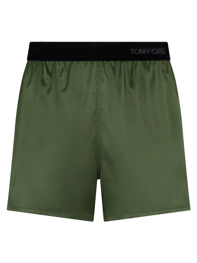 SILK PAJAMA SHORTS