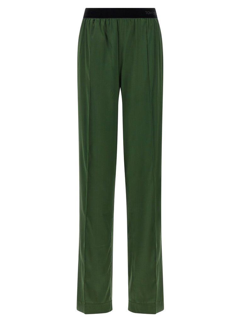 Silk pants