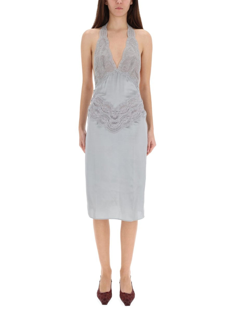 SILK SATIN DRESS