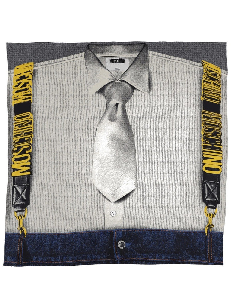SILK SCARF WITH PRINT