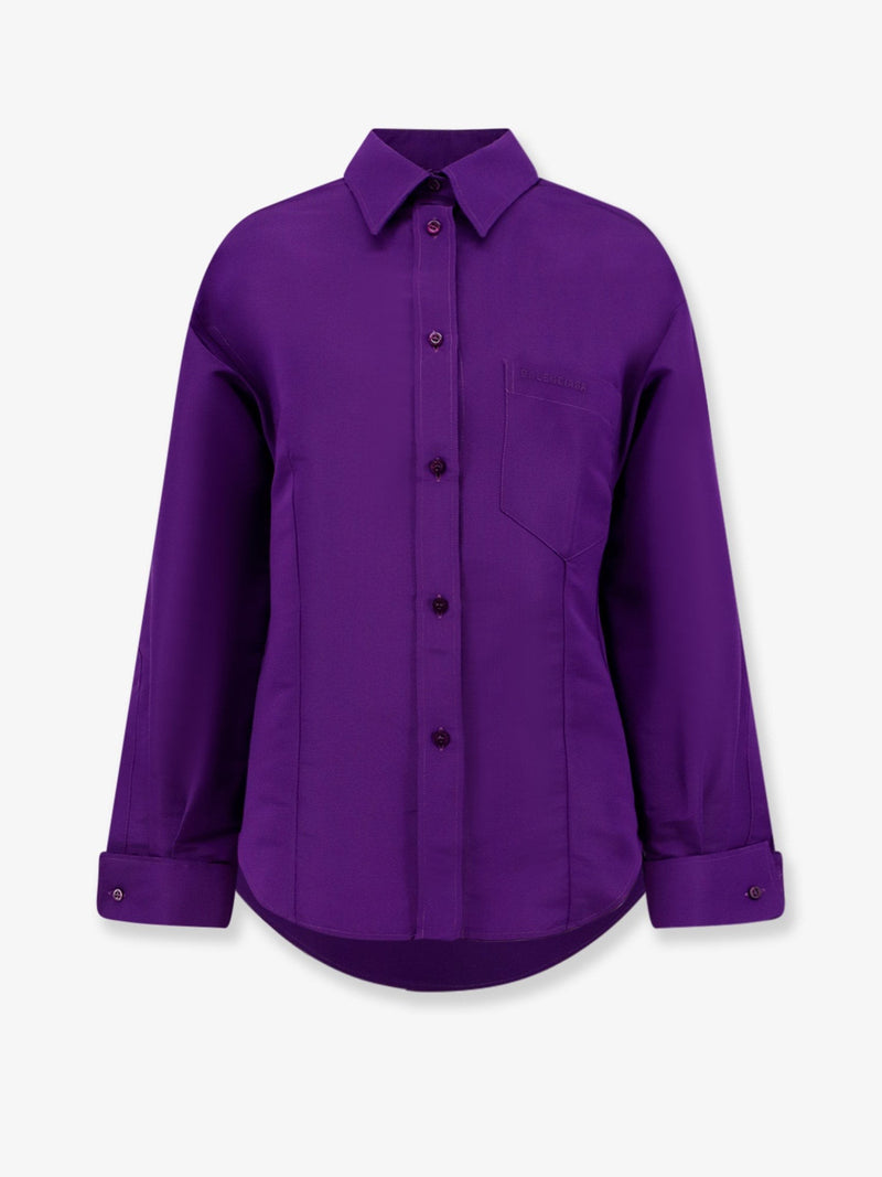 Silk shantung shirt