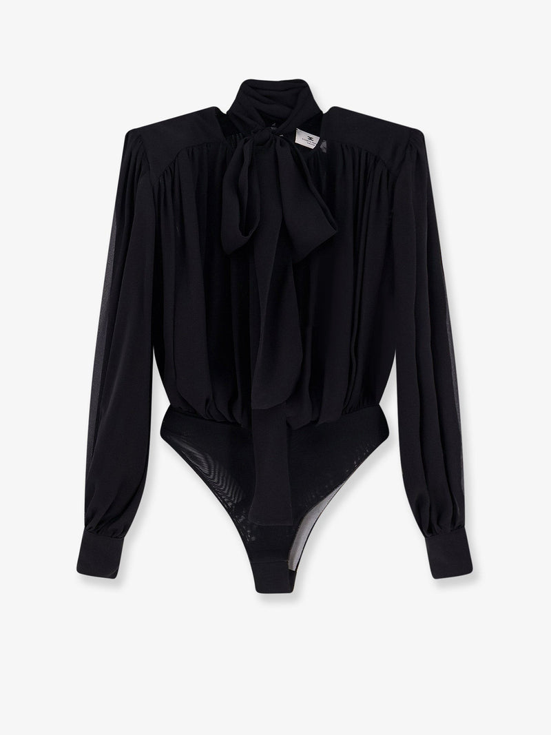 Silk shirt with body detail
