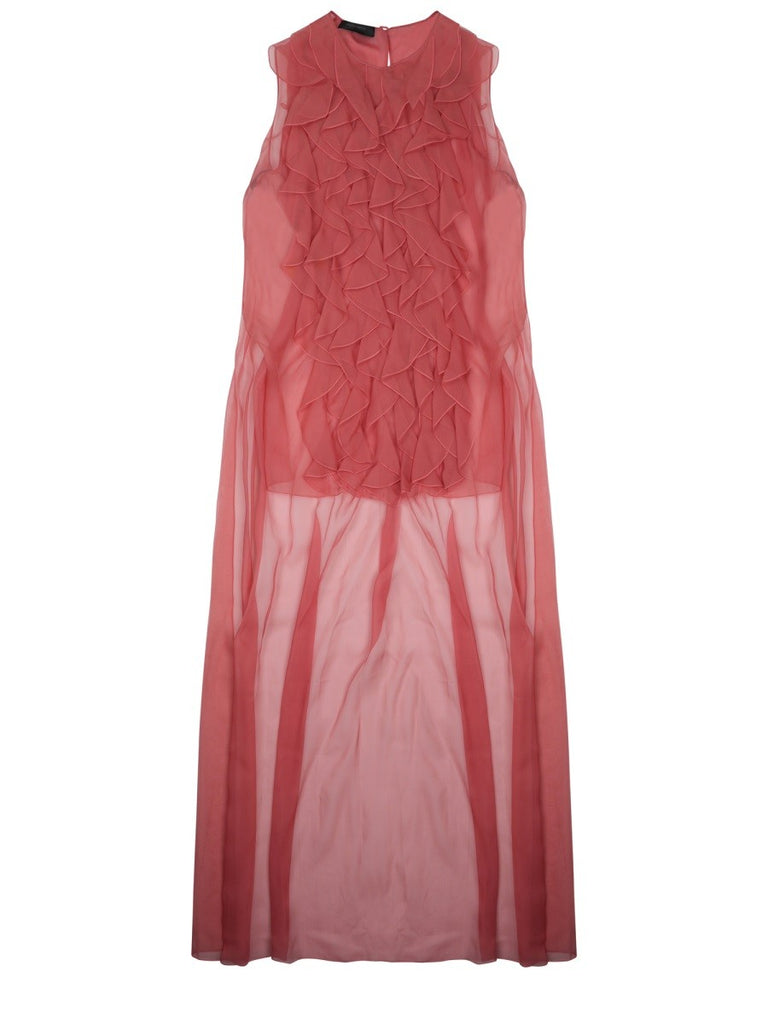 SILK SLEEVELESS SHIRT