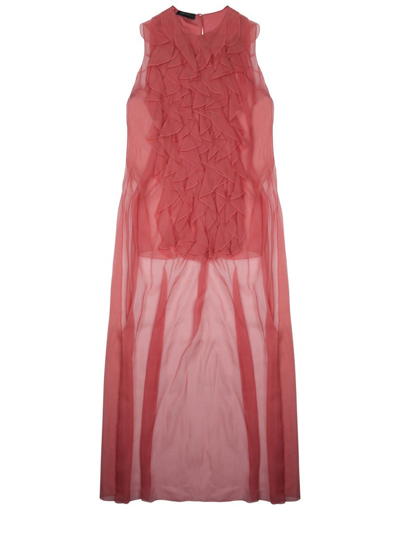 SILK SLEEVELESS SHIRT