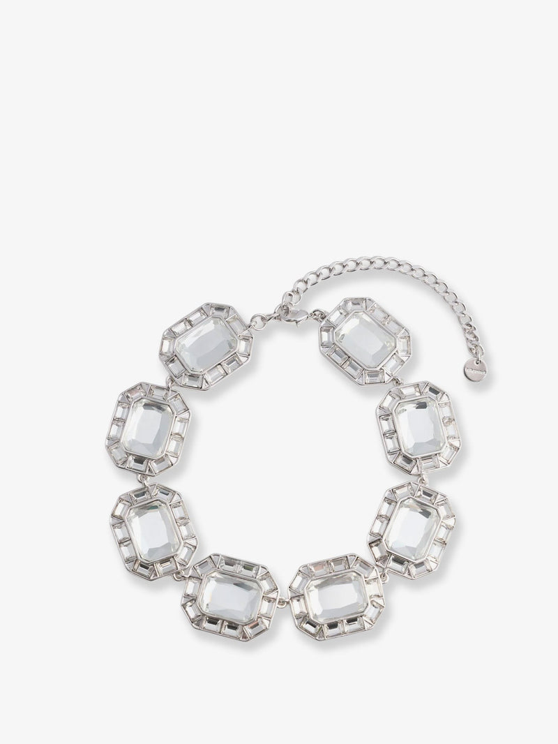 Silver Crystal Necklace