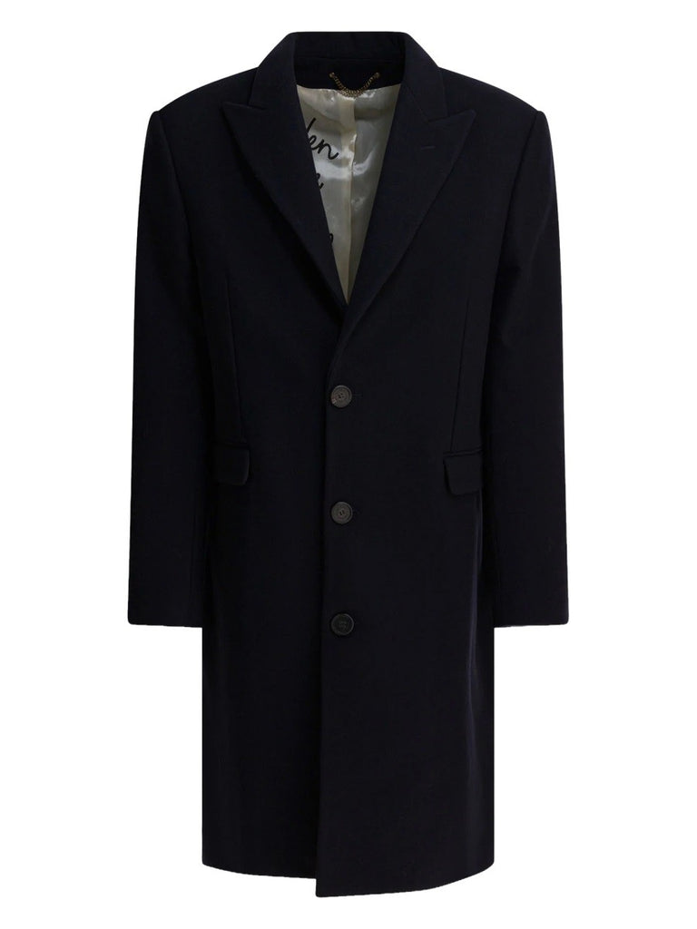SINGLE-BREASTED WOOL COAT