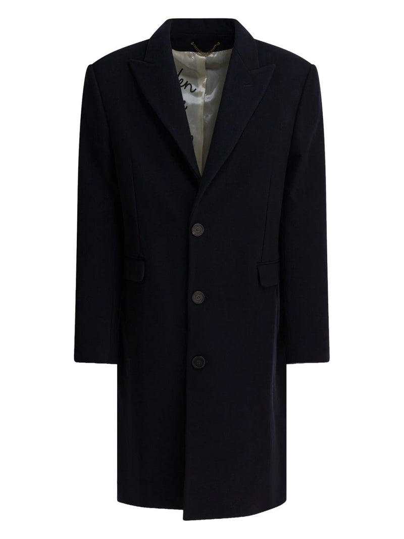 SINGLE-BREASTED WOOL COAT