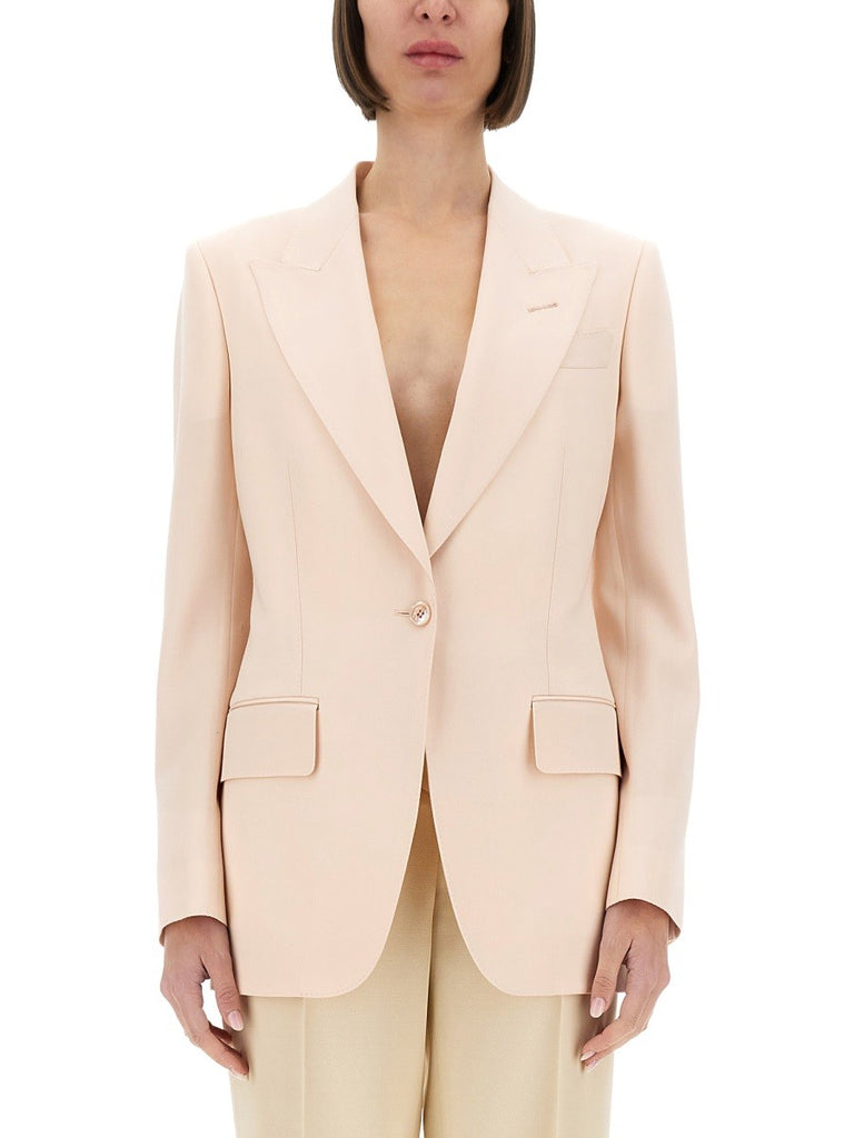 SINGLE BREASTED WOOL JACKET