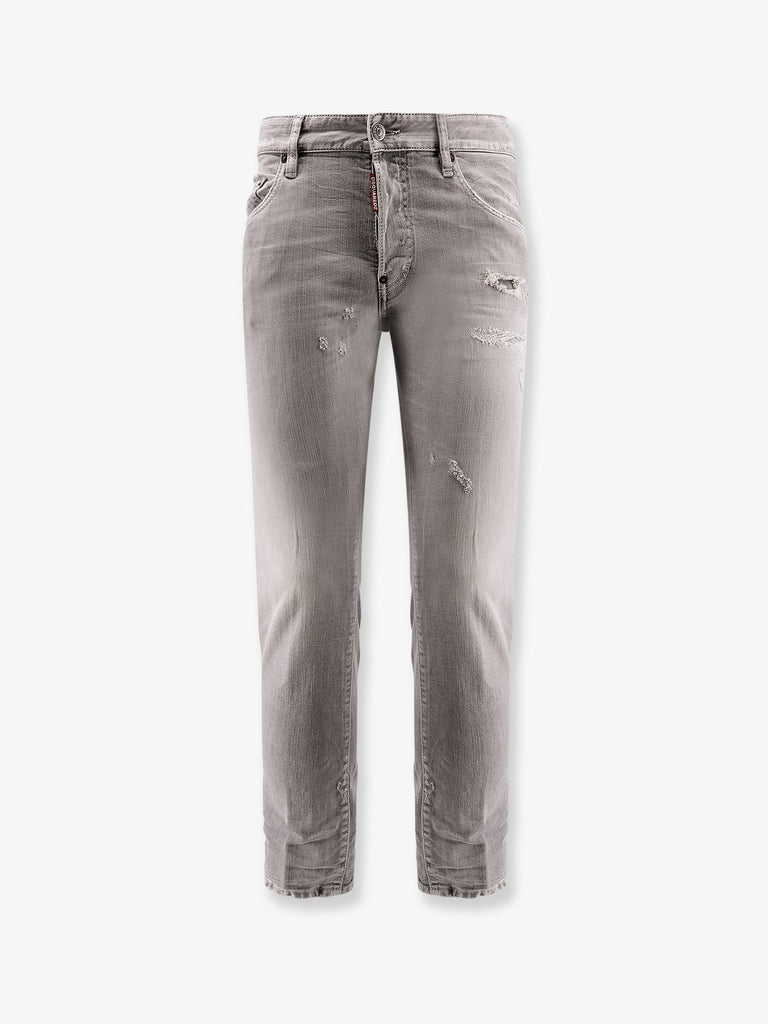 Skater Jeans with Destroyed effect