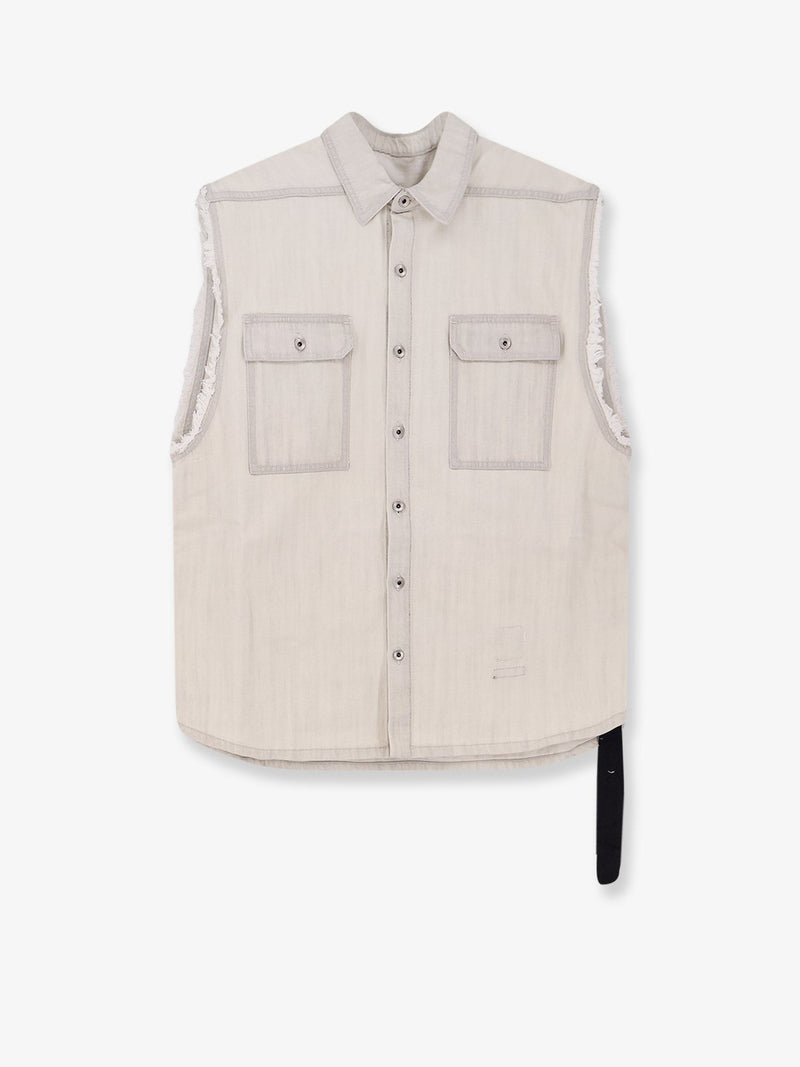 Sleeveless denim jacket