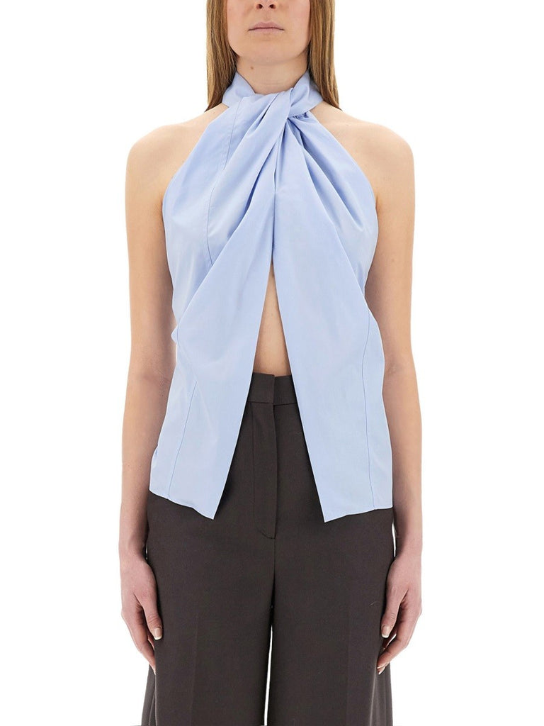 SLEEVELESS TOP WITH PANEL