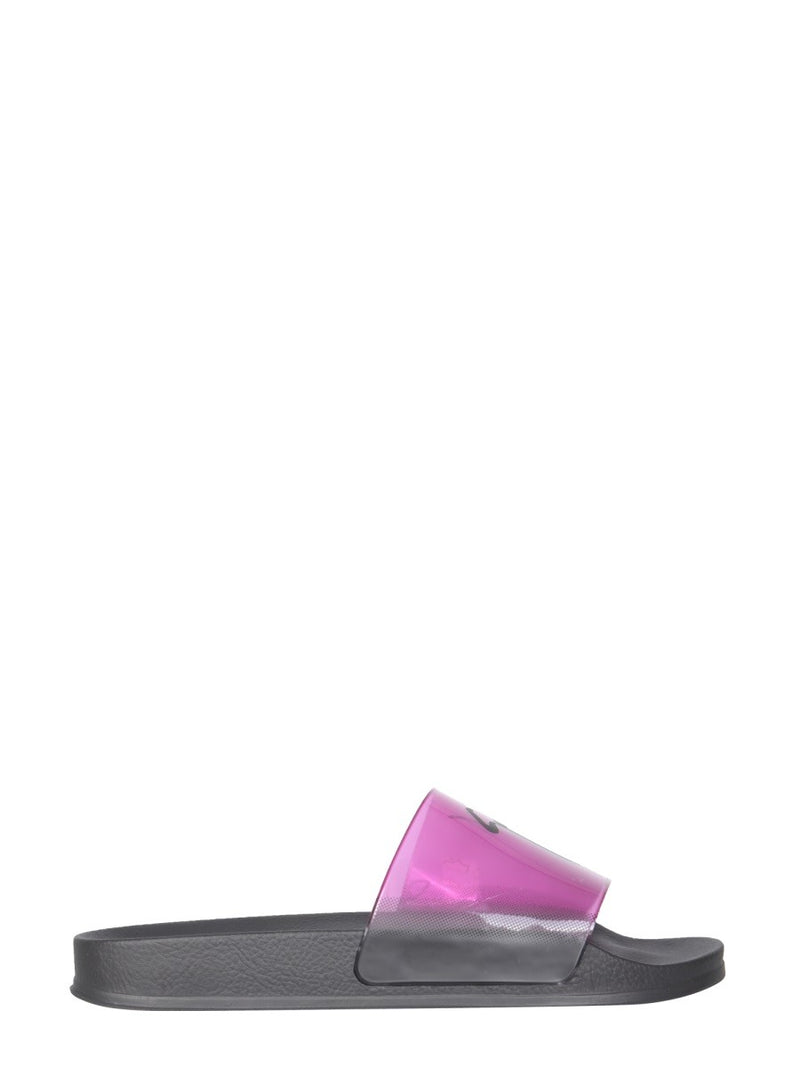 SLIDE SANDALS WITH LOGO