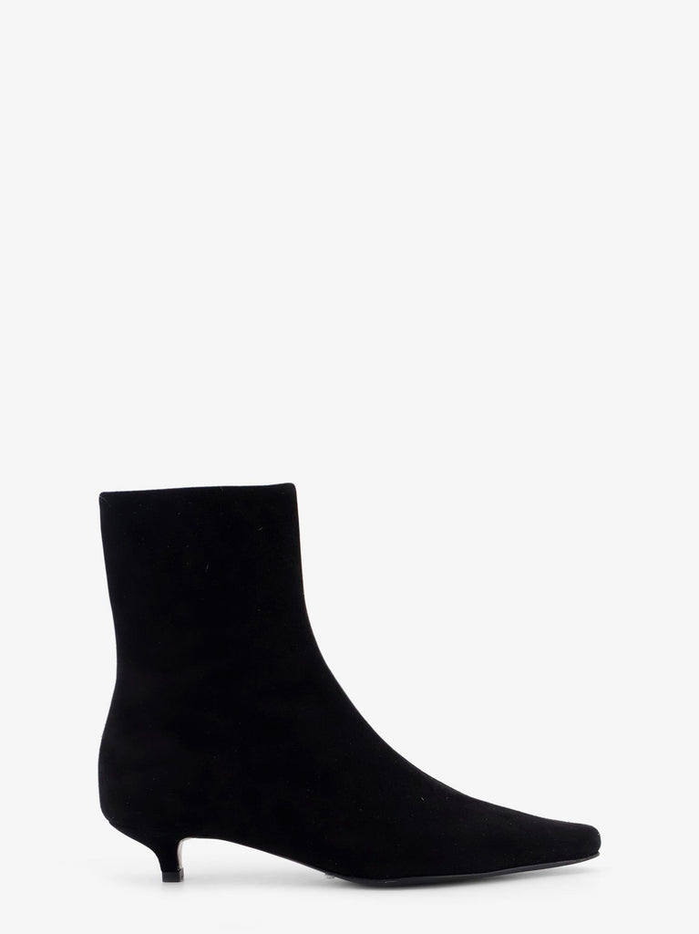 Slim suede boots
