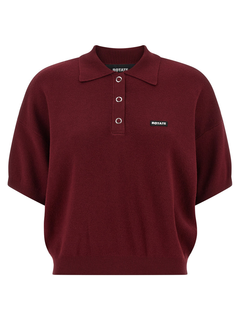'Slinky Knit' polo shirt