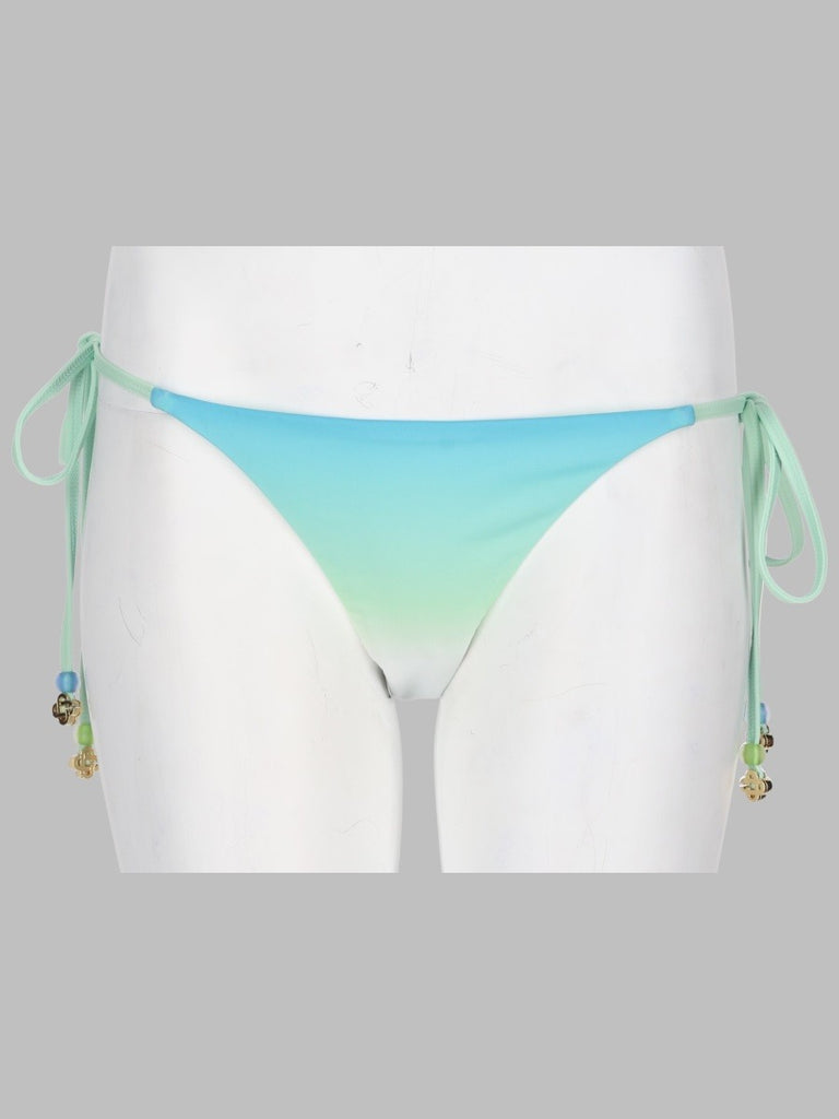 SLIP BIKINI GRADIENT CON PERLINE