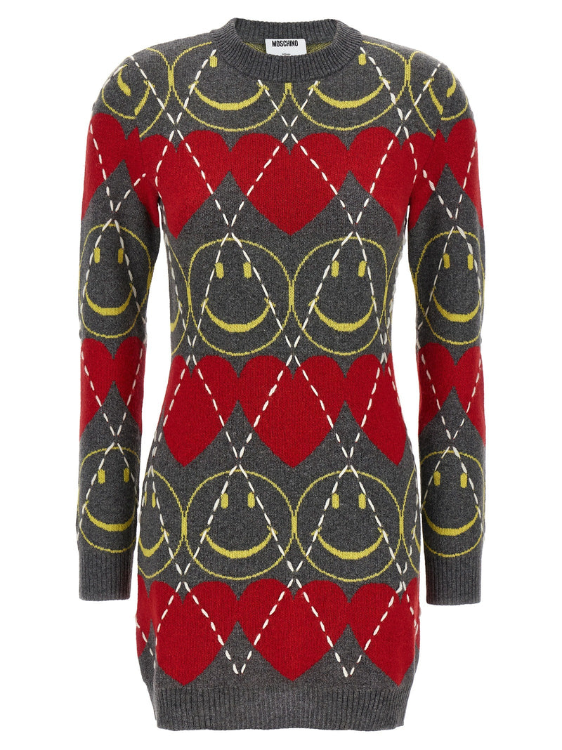 'Smiley®' wool dress