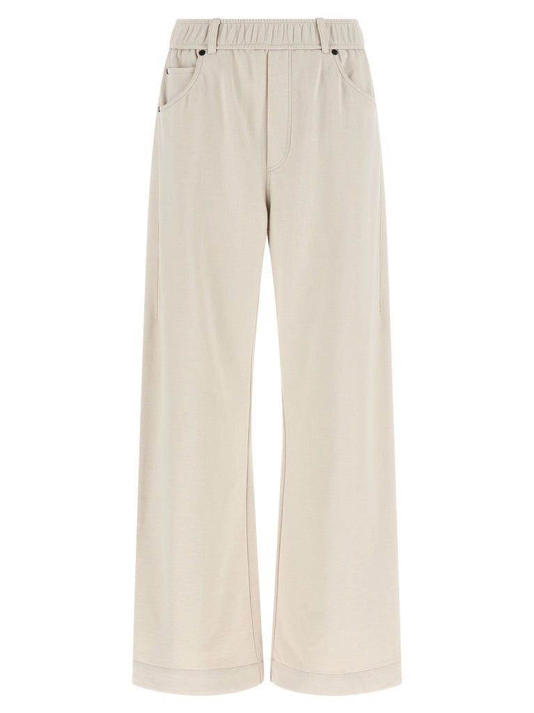 Smooth sweatshirt joggers