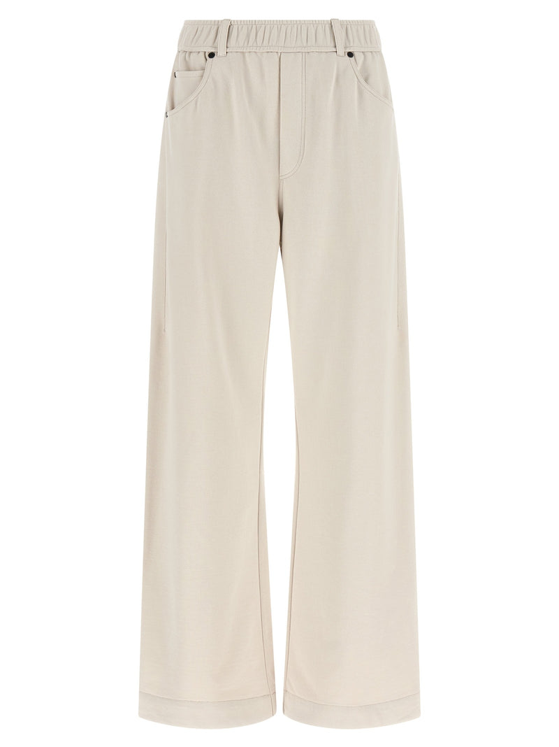 Smooth sweatshirt joggers
