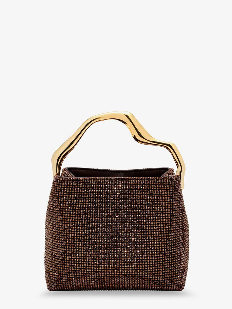 Solene Mini handbag with all-over crystals
