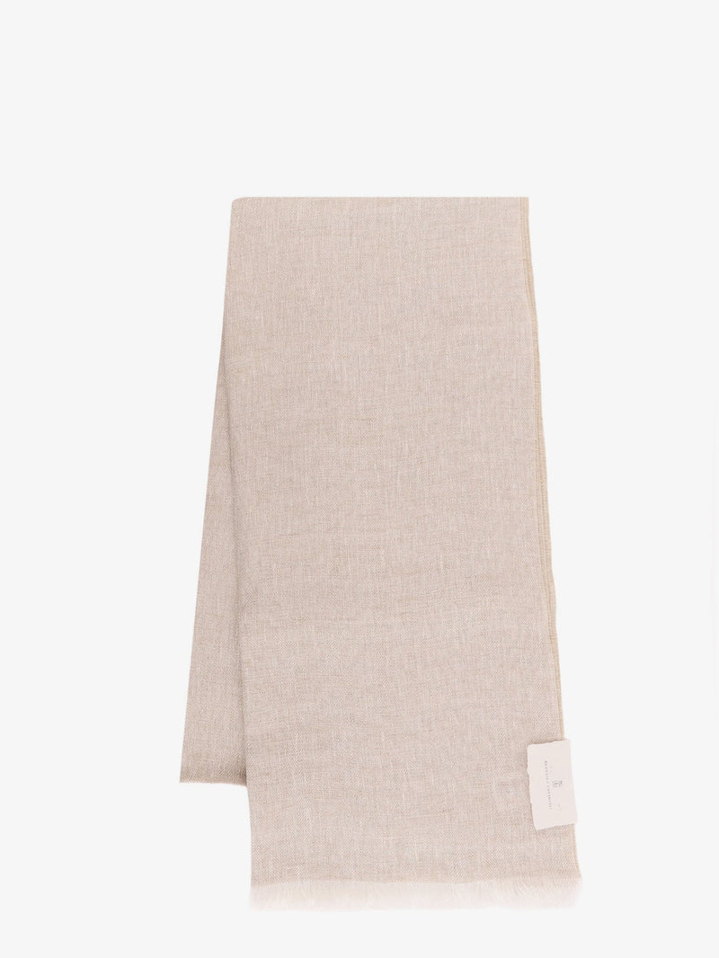 Sparkling linen scarf