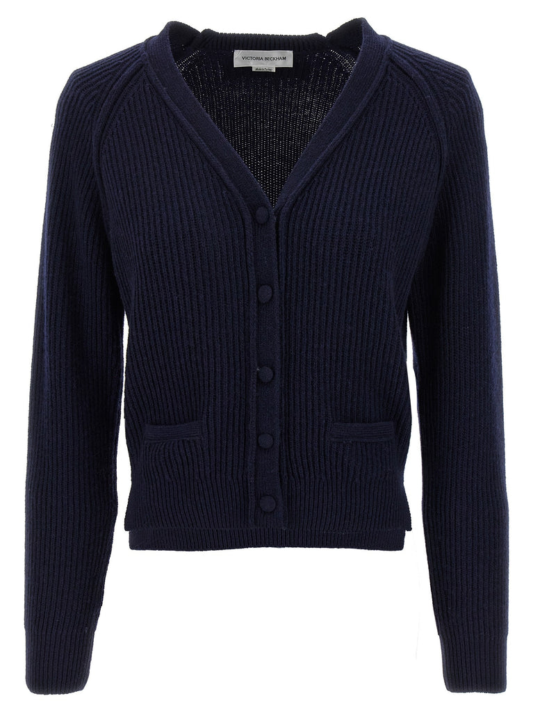 'Stepped Hem' cardigan