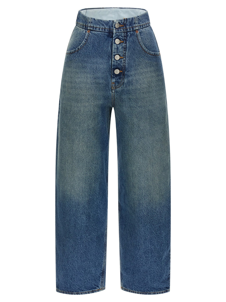 Straight leg jeans