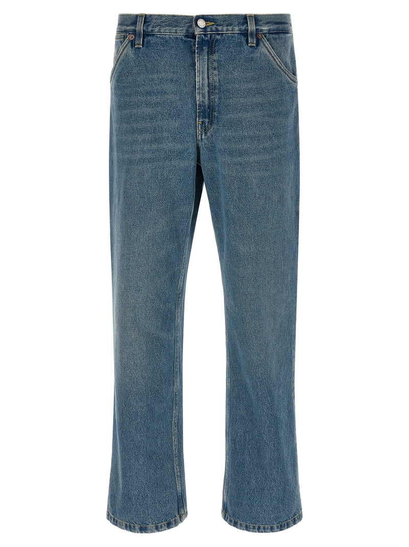 Straight leg jeans