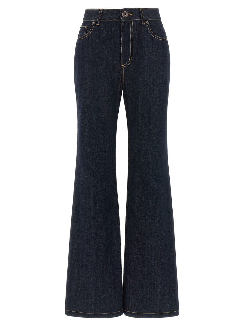 Straight leg jeans