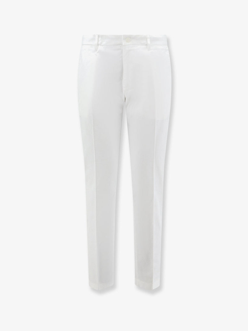 Stretch cotton trousers