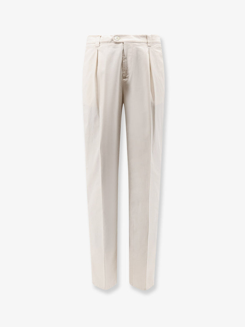 Stretch cotton trousers